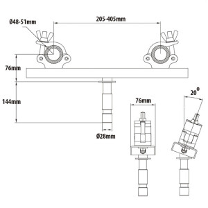 KUPO KCP-835 Truss Coupler держатель фермы