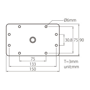KUPO KS-145 Baby Cheater Wall Plate крепёжная панель