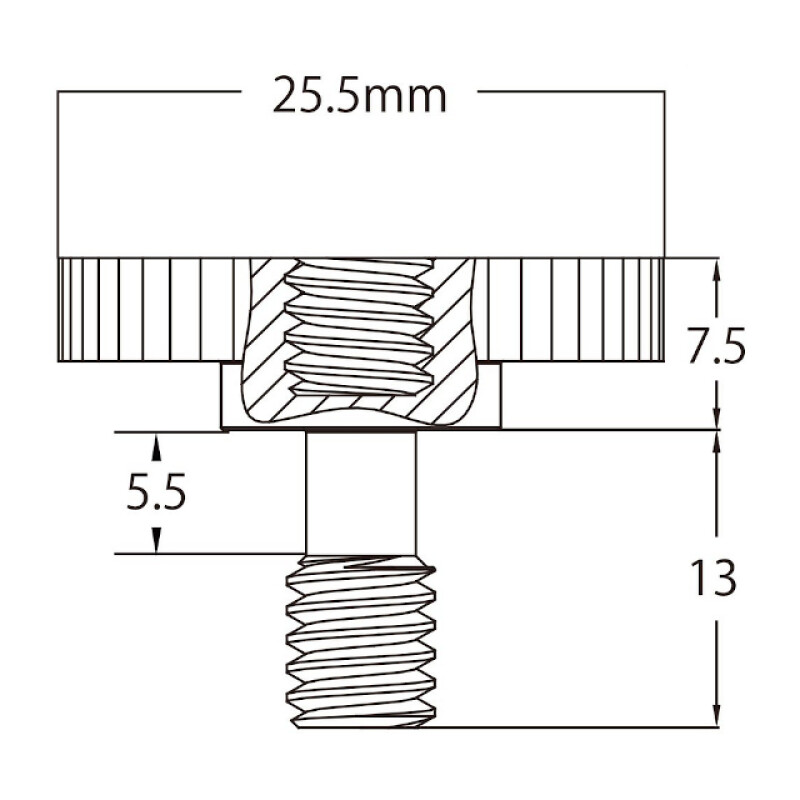 KUPO KS-141 1/4" Male to 1/4" female screw for tripod camera flash адаптер
