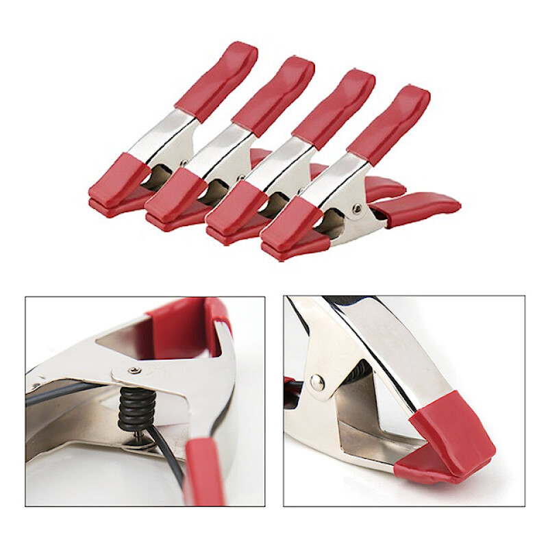 Kupo KCP-354 4" Steel Spring A Clamp Set комплект Зажимов-прищепок 4 шт