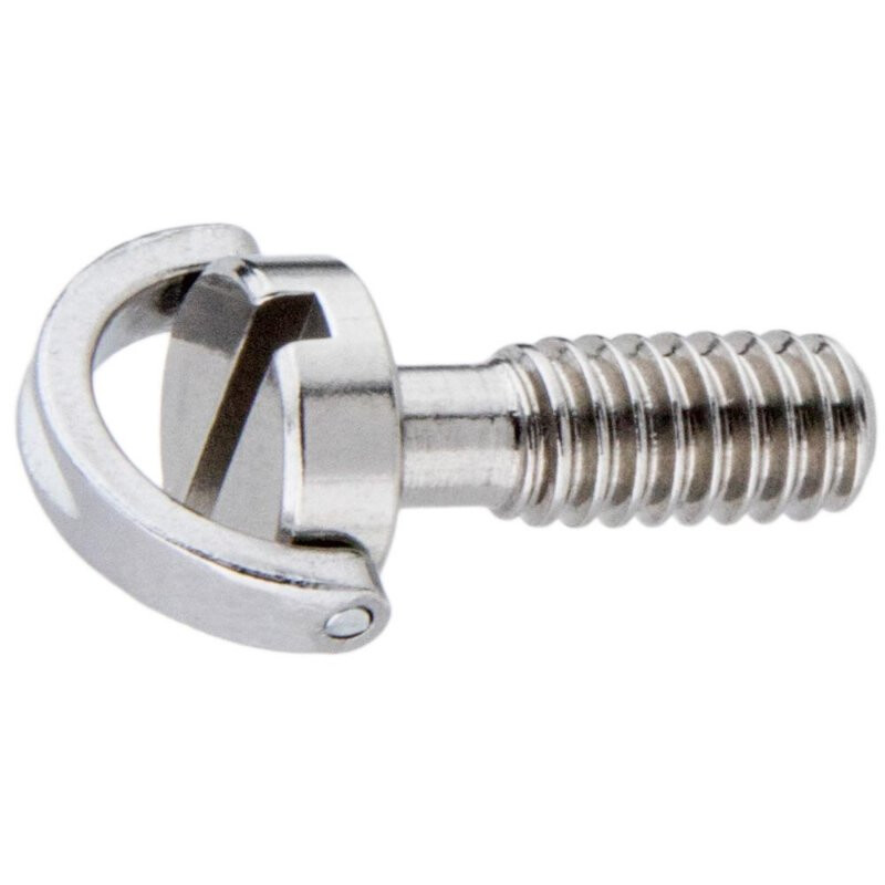 KUPO KS-184 Stainless steel flat head D shaft D ring 1/4" screws 21 mm винт c D-образным кольцом