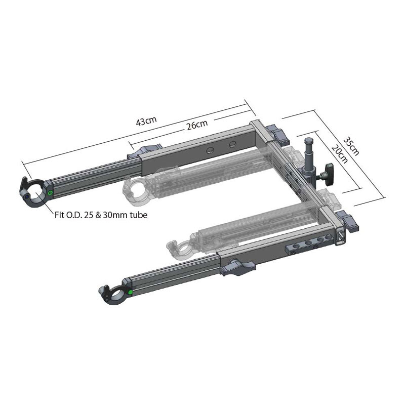 KUPO KS-259 Gimbals Docking Bracket кронштейн для стабилизатора