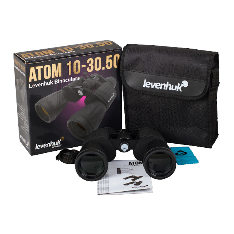 Levenhuk Atom 10-30x50 бинокль