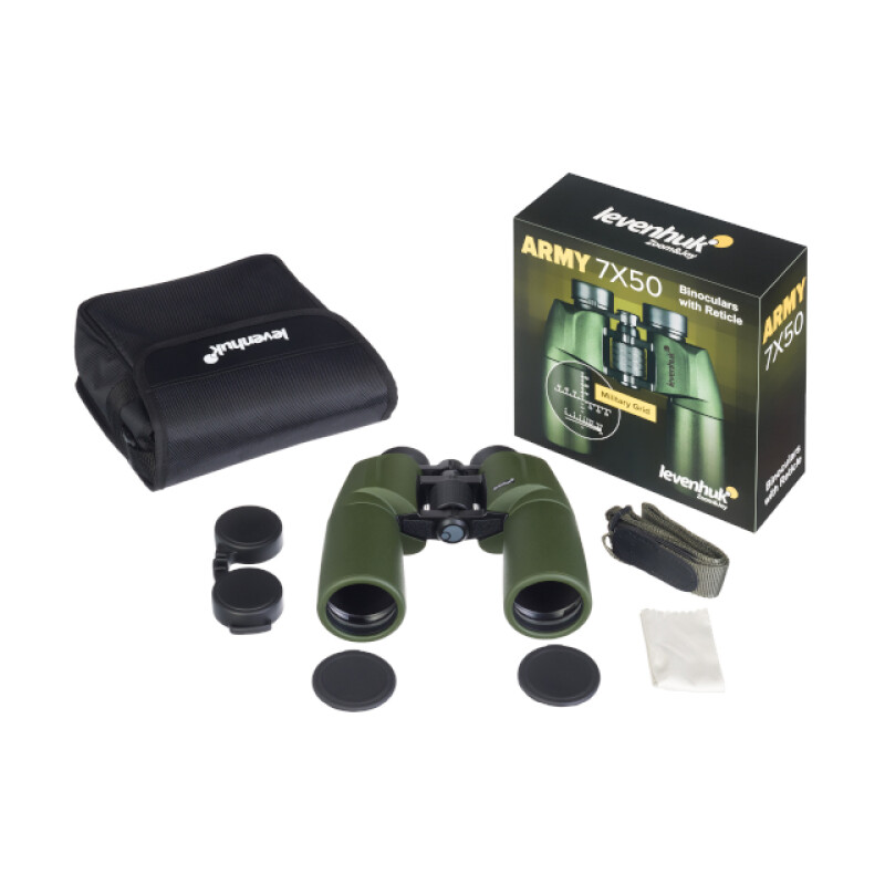 Levenhuk Army 7x50 бинокль с сеткой