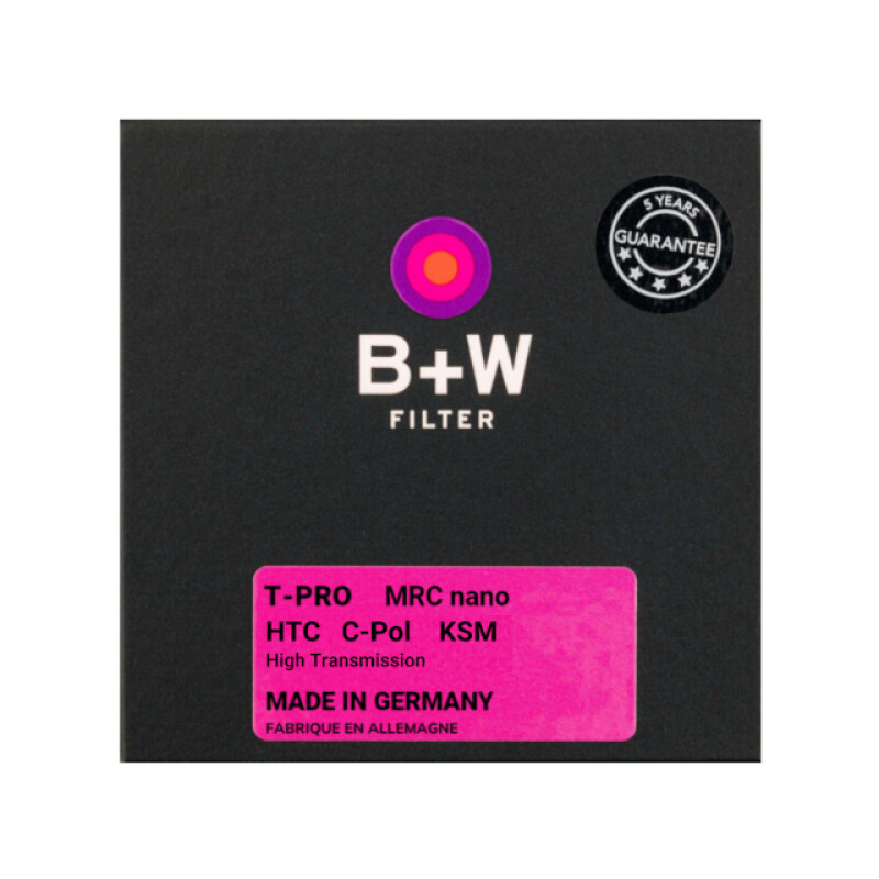 B+W T-Pro CPL HTC KSM MRC nano 82мм циркулярный поляризационный фильтр для объектива