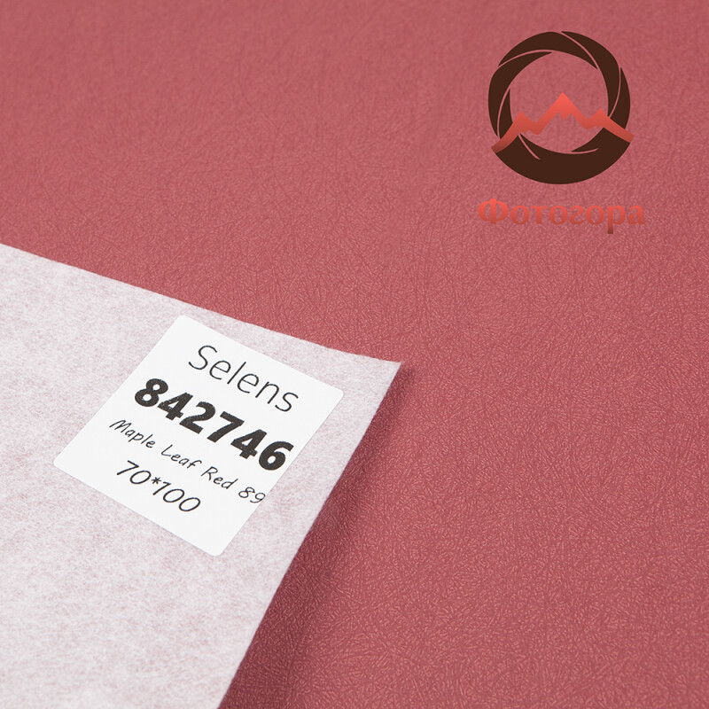 Selens 842746 Texture Background Fabric Maple Leaf Red 89 фон с текстурой 70*100 cm