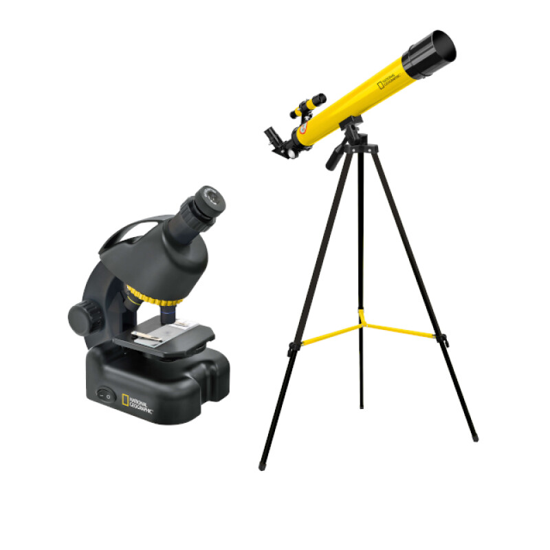 BRESSER National Geographic 45/600 и 40x-640x 91-18300 набор микроскоп и телескоп