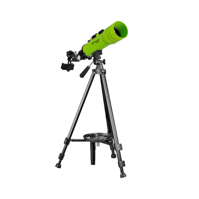 BRESSER JUNIOR 70/400 телескоп в зеленом рюкзаке