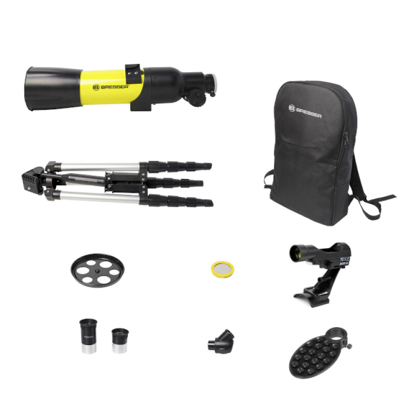 BRESSER 70/400 телескоп в черном рюкзаке