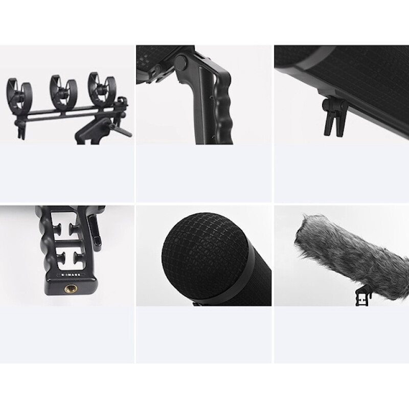 E-IMAGE BS-M80 Suspension windshield system ветрозащита "цеппелин" для микрофона Ø19-22х300 мм