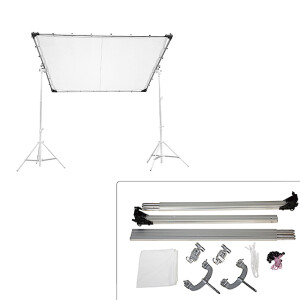 E-IMAGE EF-50 Butterfly frame w/soft fabric рама 1,8х1,8 м c белым рассеивателем