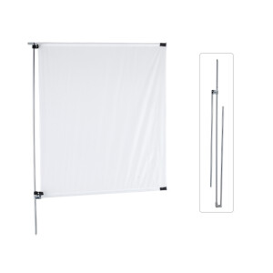 E-IMAGE F07-39 Collapsible flag panel 80*100 cm fabric: diffusion white флаг складной белый на просв