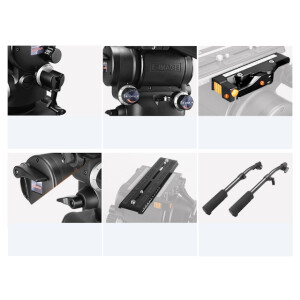 E-IMAGE MH32 PLUS Fluid Head 150mm голова для видеоштатива