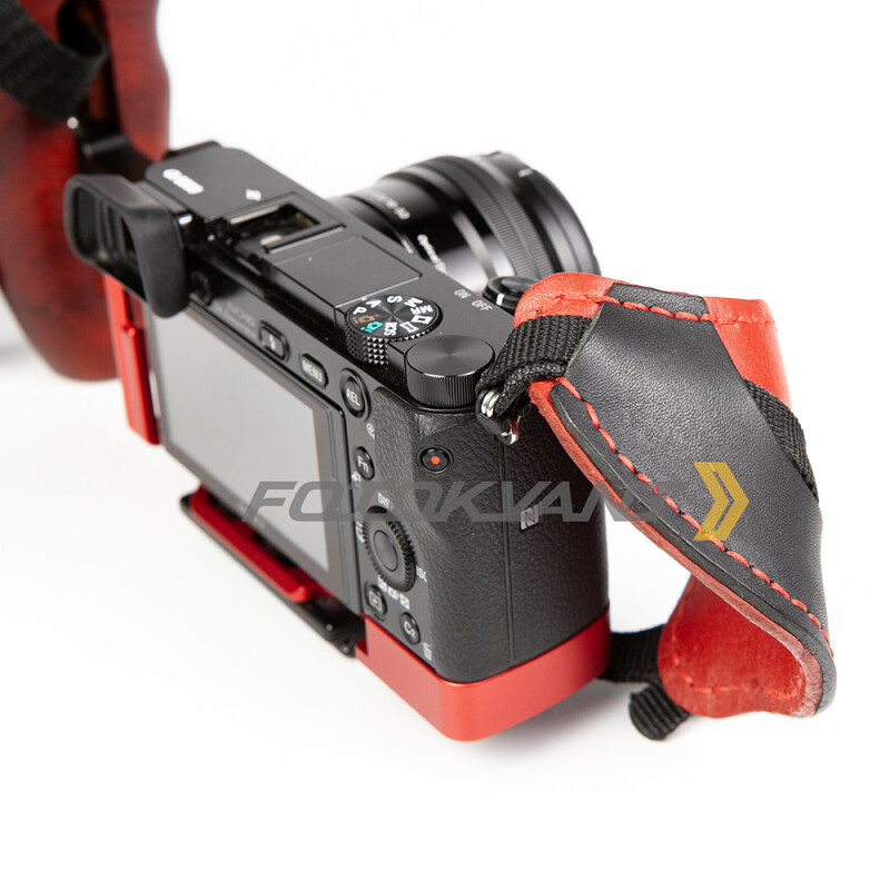 Fotokvant WSC-1 кистевой ремень для фотоаппарата черный/фуксия