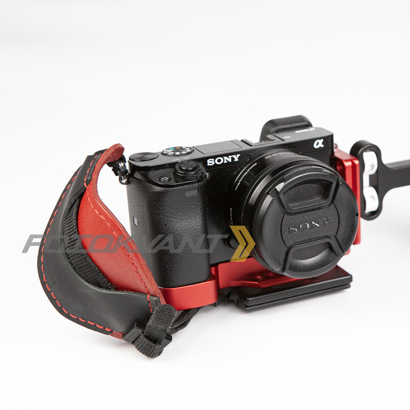 Fotokvant WSC-1 кистевой ремень для фотоаппарата черный/фуксия