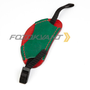 Fotokvant WSC-2 кистевой ремень для фотоаппарата зеленый/красный