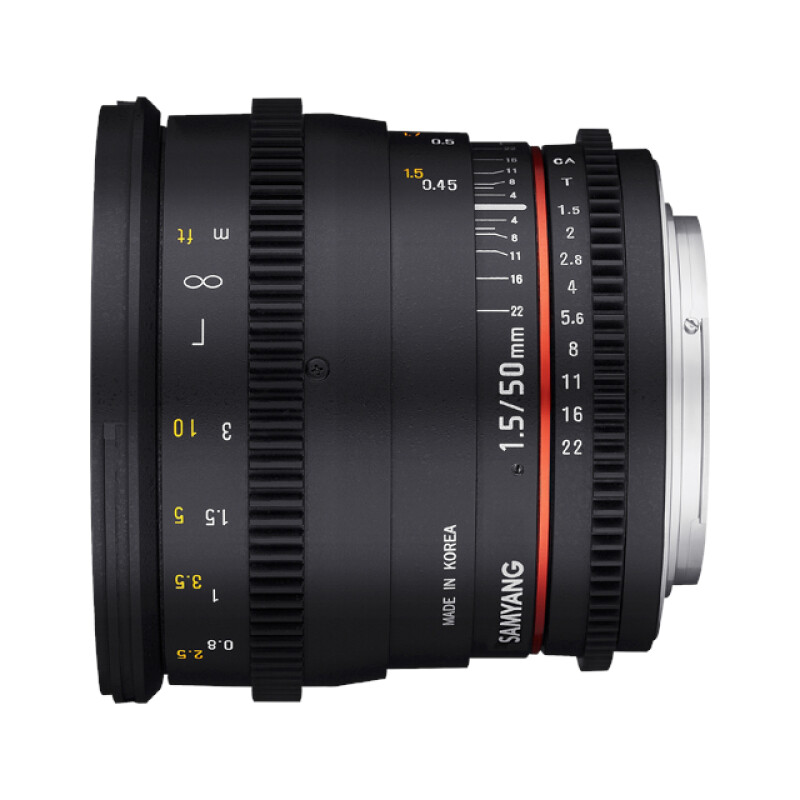Samyang 50mm T1.5 VDSLR MK2 Canon RF объектив