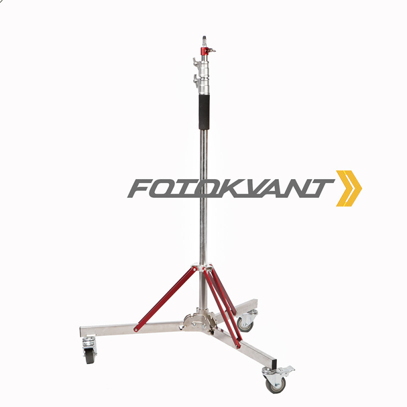 Fotokvant LS-3051 PRO стальная стойка с колесами для оборудования со съемным пальцем