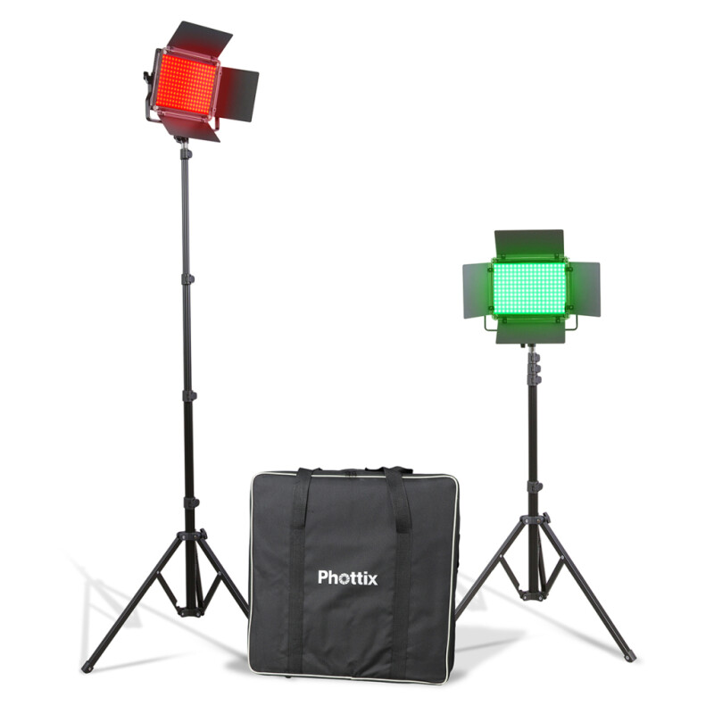 Phottix 81474 Kali 50Ra RGB Studio LED Twin Kit комплект светодиодных осветителей