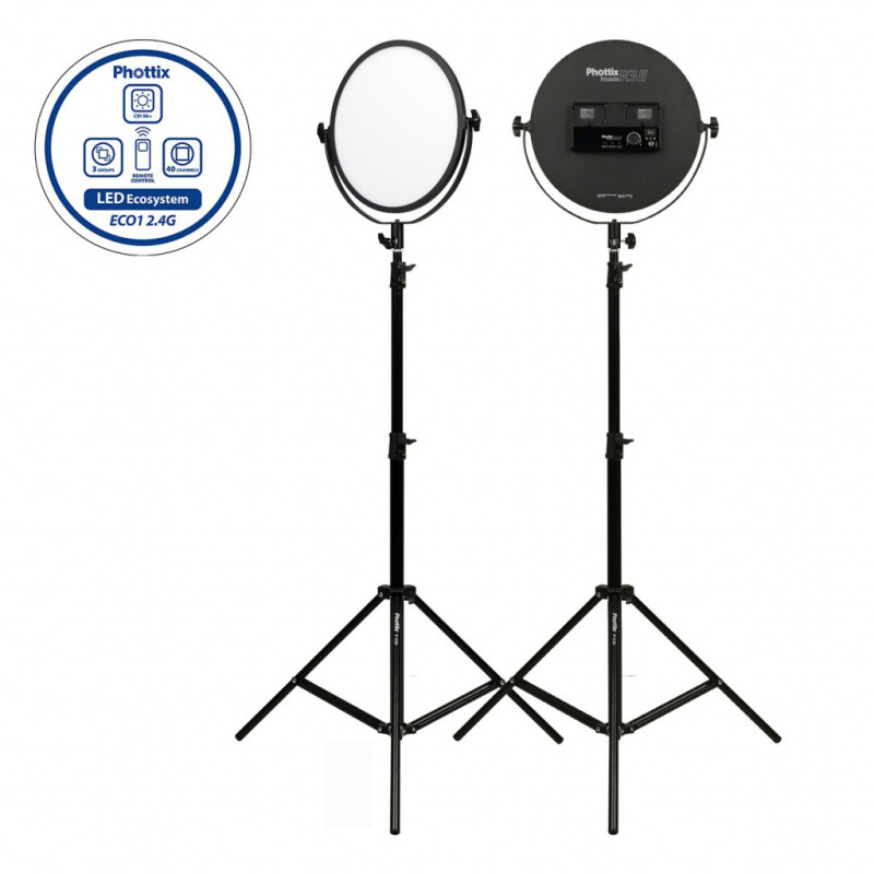 Phottix 81476 Nuada R3a Video LED Light Twin Kit Set светодиодные осветители