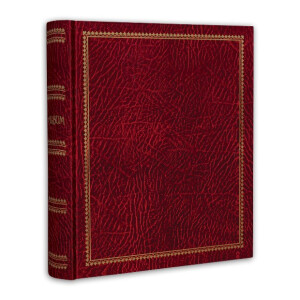 ZEP MD233R 27x32 см Madrid красная папка с 4 кольцами и магнитными листами