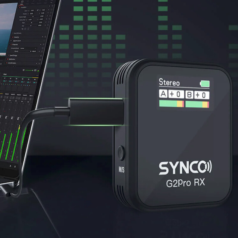 SYNCO G2(A2) PRO беспроводная микрофонная система 2,4 ГГц с кейсом-зарядкой