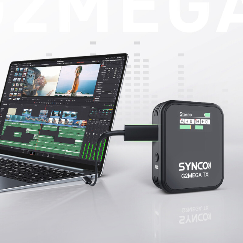 SYNCO G2A1 MEGA беспроводная микрофонная система 2,4 ГГц