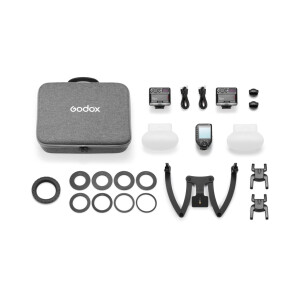 Godox MF12-DK2 комплект импульсных осветителей для макросъемки