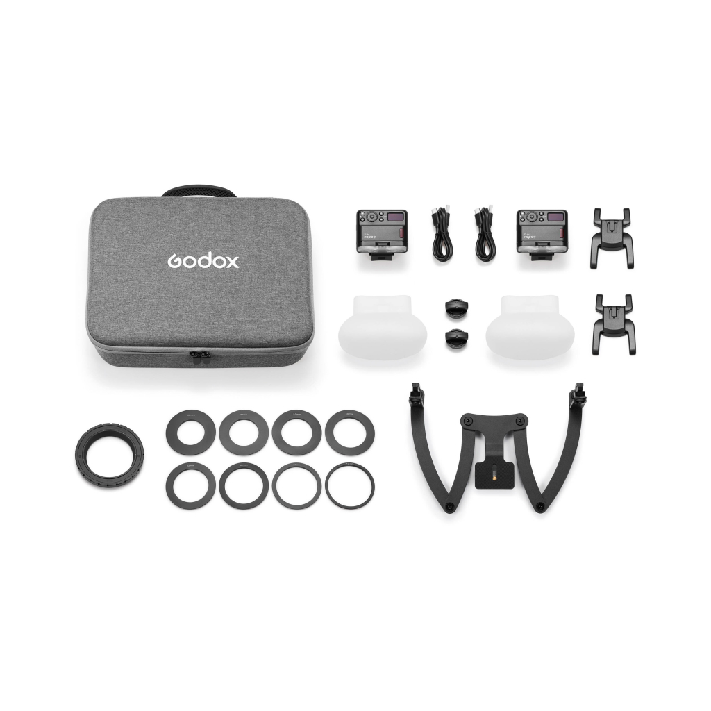 Godox MF12-DK3 комплект импульсных осветителей для макросъемки