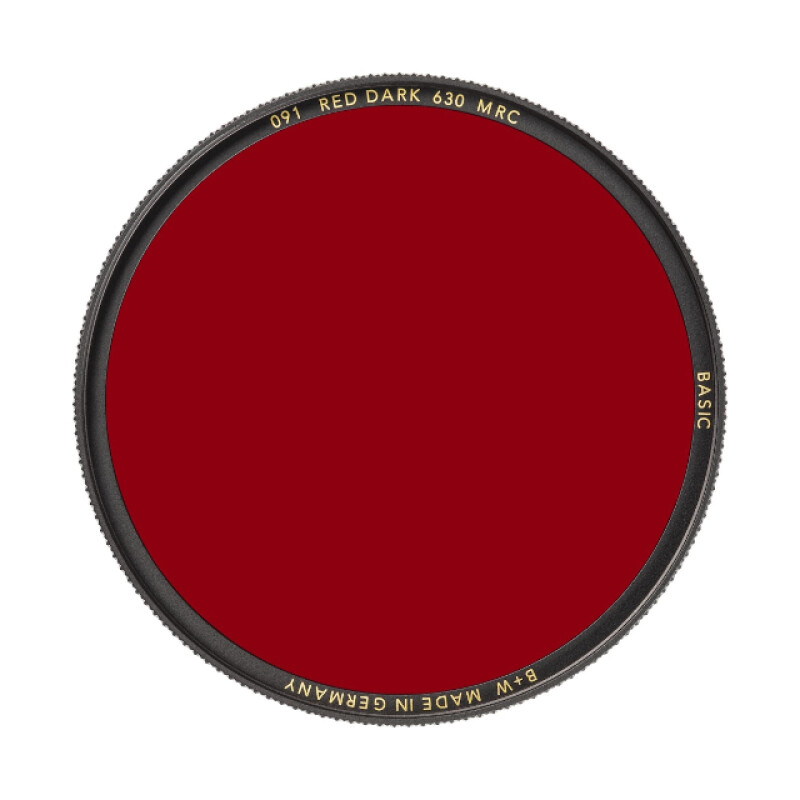 B+W BASIC 091 Red dark MRC 630 72мм светофильтр для черно-белой съемки