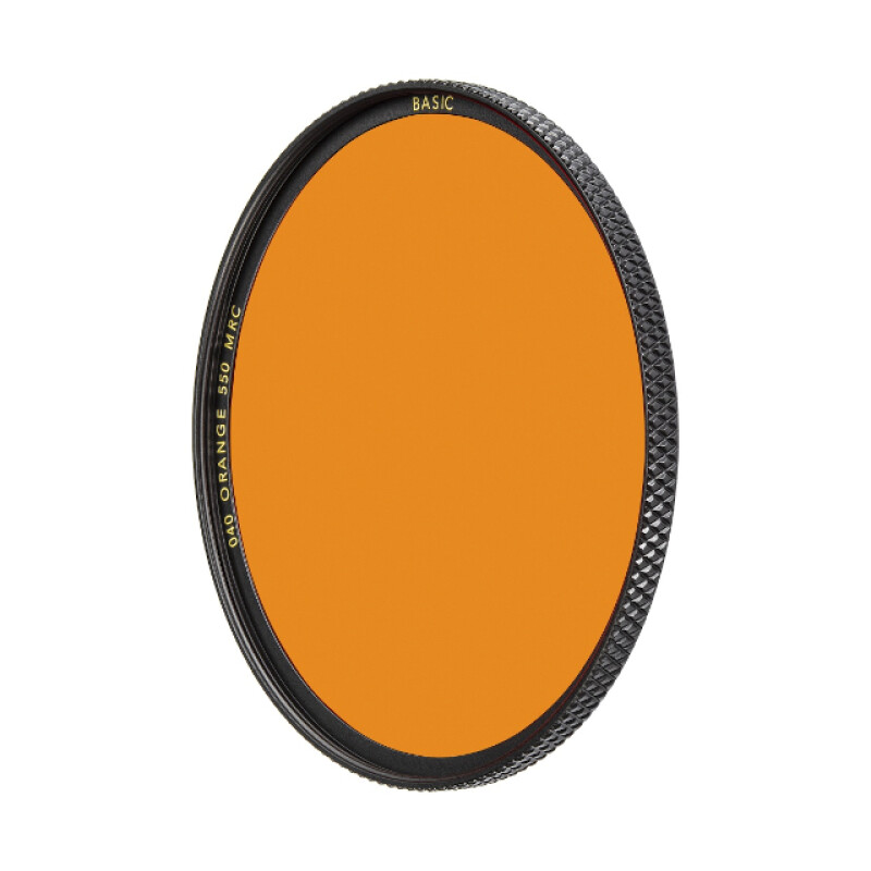 B+W BASIC 040 Orange MRC 550 82мм светофильтр оранжевый для чёрно-белой съемки
