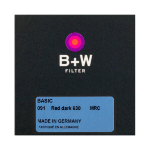 B+W BASIC 091 Red dark MRC 630 82мм светофильтр для черно-белой съемки