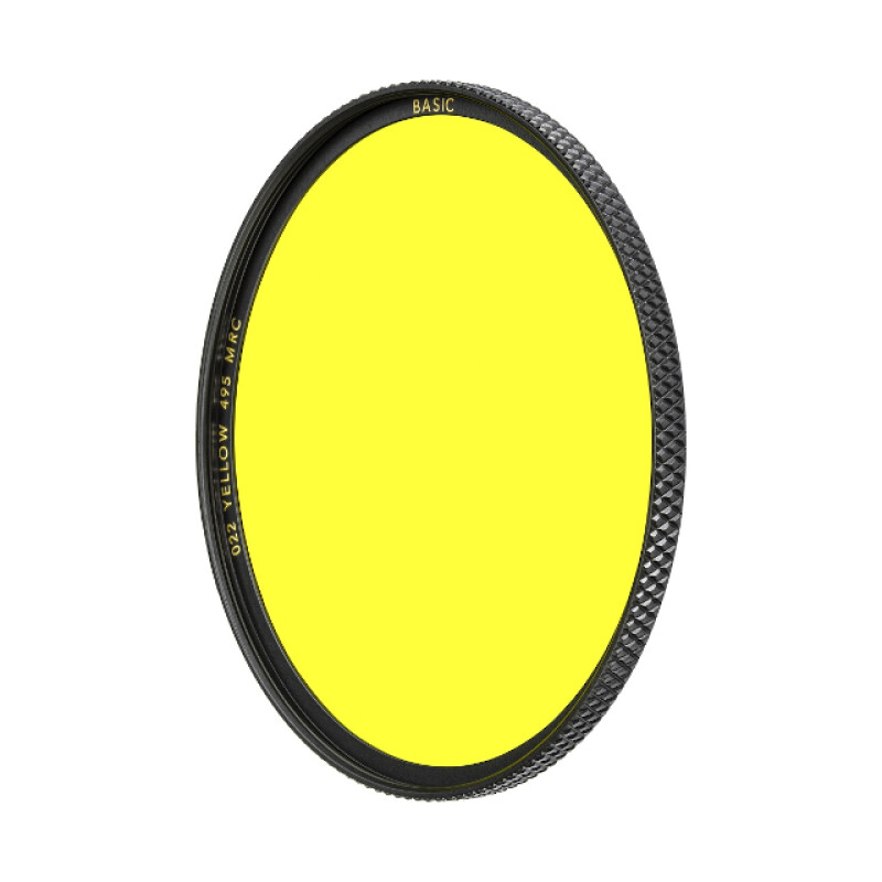 B+W BASIC 022 Yellow MRC 495 82мм светофильтр жёлтый для черно-белой съемки
