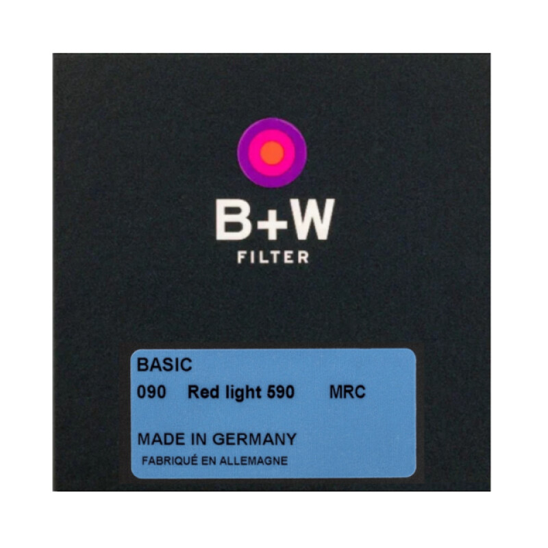 B+W BASIC 090 Red light MRC 590 82мм светофильтр светло-красный для черно-белой съемки