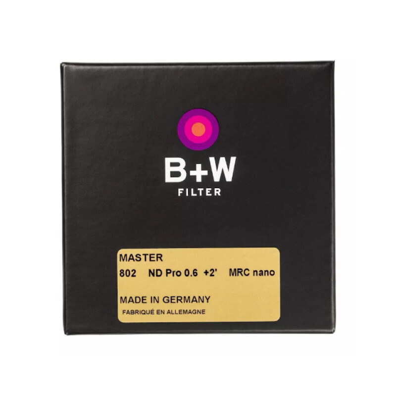 B+W MASTER 802 ND MRC nano 77мм нейтрально-серый фильтр плотности 0.6 для объектива