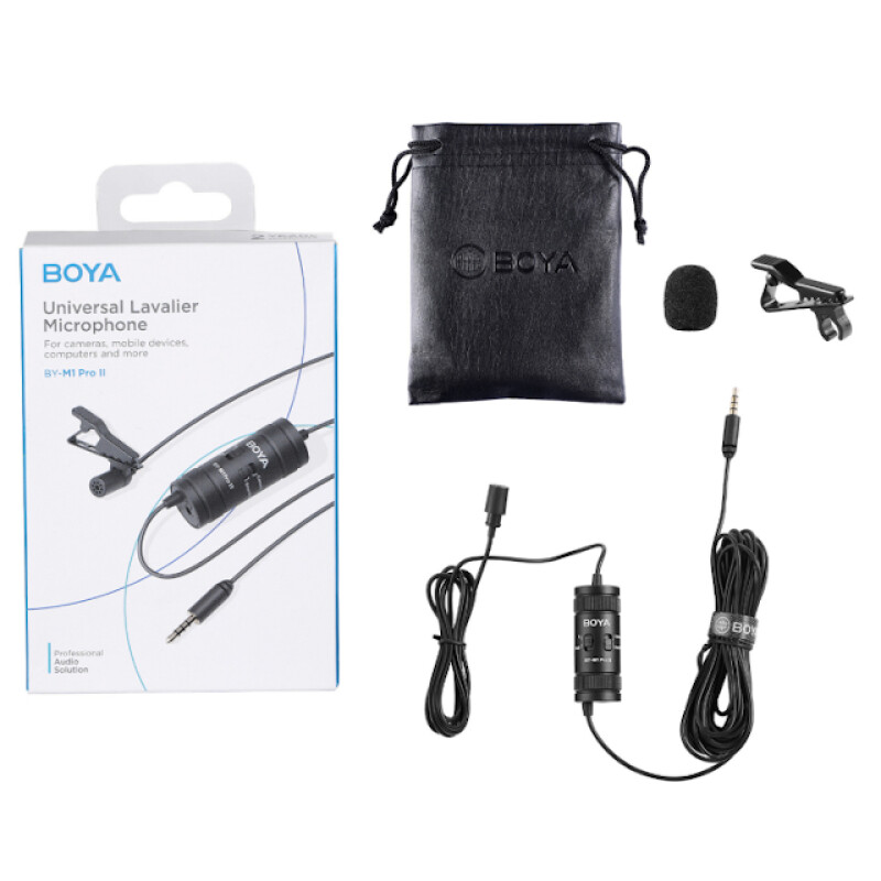 Boya BY-M1Pro II универсальный петличный микрофон