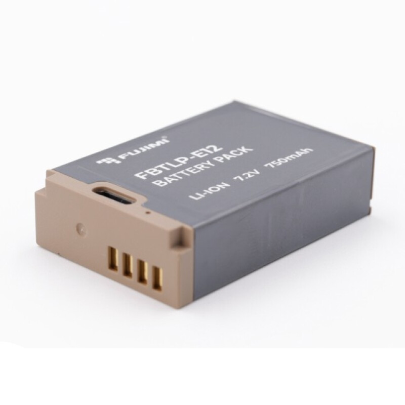 Fujimi FBTLP-E12 750 mAh аккумулятор для цифровых фото и видеокамер с портом TYPE-C