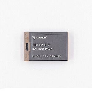 Fujimi FBTLP-E17 950 mAh аккумулятор для цифровых фото и видеокамер с портом TYPE-C