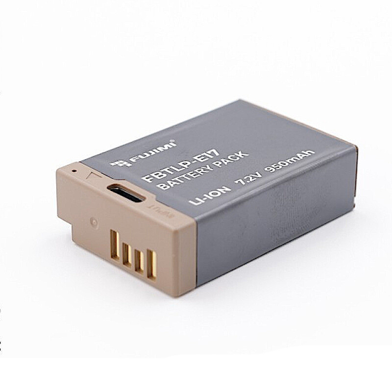 Fujimi FBTLP-E17 950 mAh аккумулятор для цифровых фото и видеокамер с портом TYPE-C