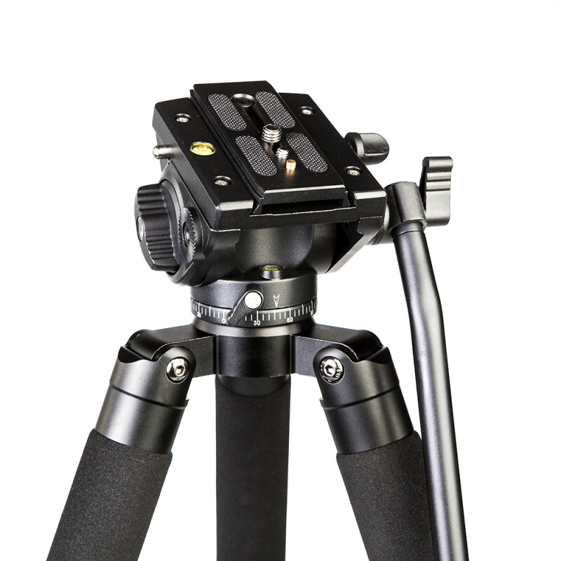 QZSD Q690 видеоштатив высотой 170 см нагрузка до 20 кг с головой