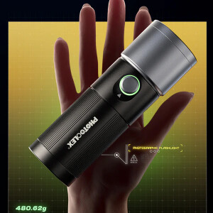 Fotokvant Sidande 10W Flashlight фотофонарь 10 Вт с фокусировкой и регулировкой
