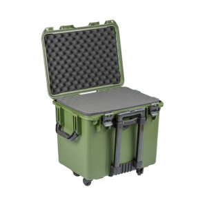 OffRoadTeam EL613460 IP65 кейс пластиковый 465*328*410мм с колесами зеленый