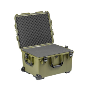 OffRoadTeam EL613750 IP65 кейс пластиковый 580*465*354мм с колесами зеленый