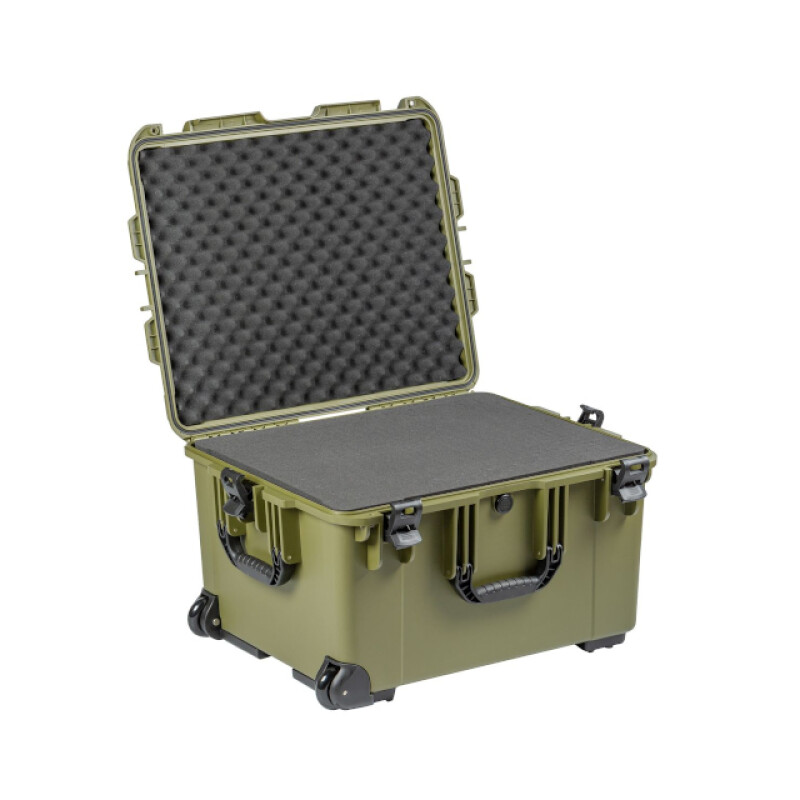 OffRoadTeam EL613750 IP65 кейс пластиковый 580*465*354мм с колесами зеленый