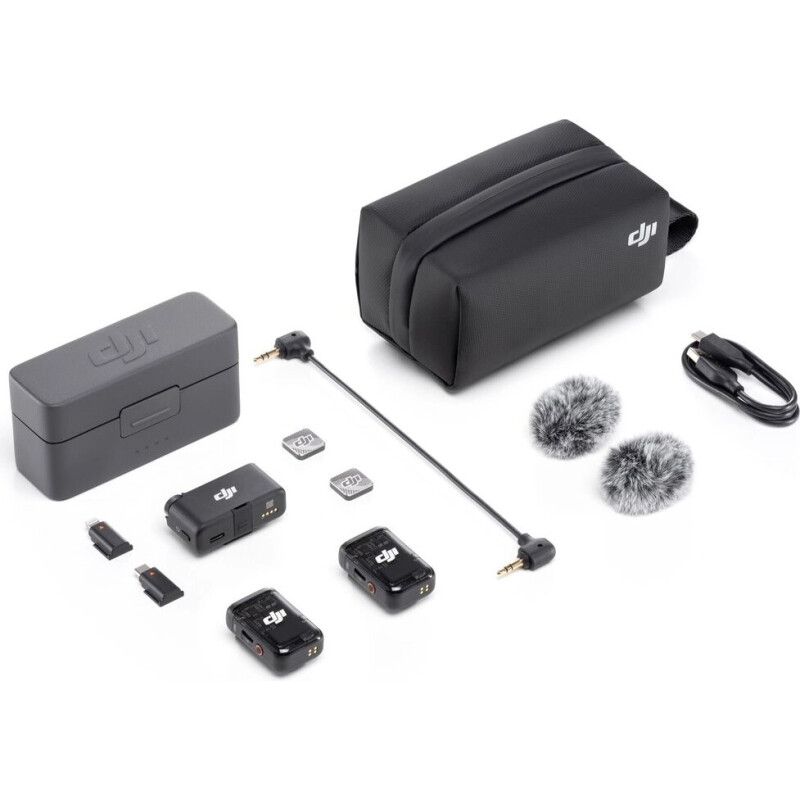 DJI Mic 2 (2 TX + 1 RX + Charging Case) микрофон