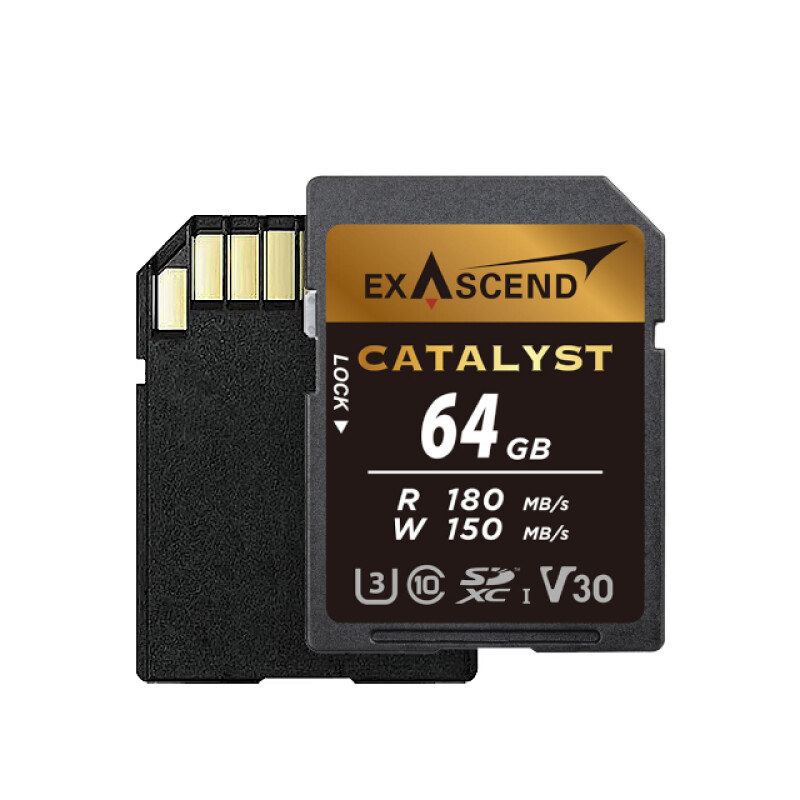 Exascend Catalyst UHS-I SD V30 64GB карта памяти