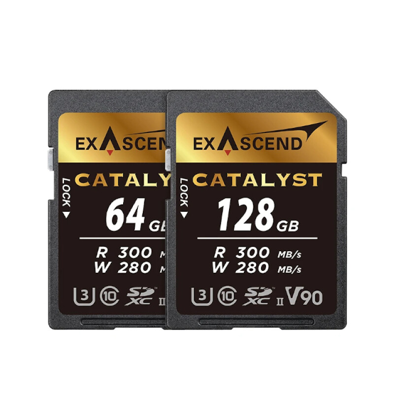 Exascend Catalyst UHS-II SD V90 128GB карта памяти
