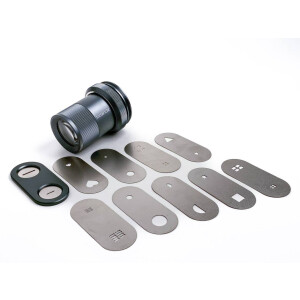 Fotokvant Sidande MINI-52 mm оптический рефлектор для фотофонаря с масками Гобо