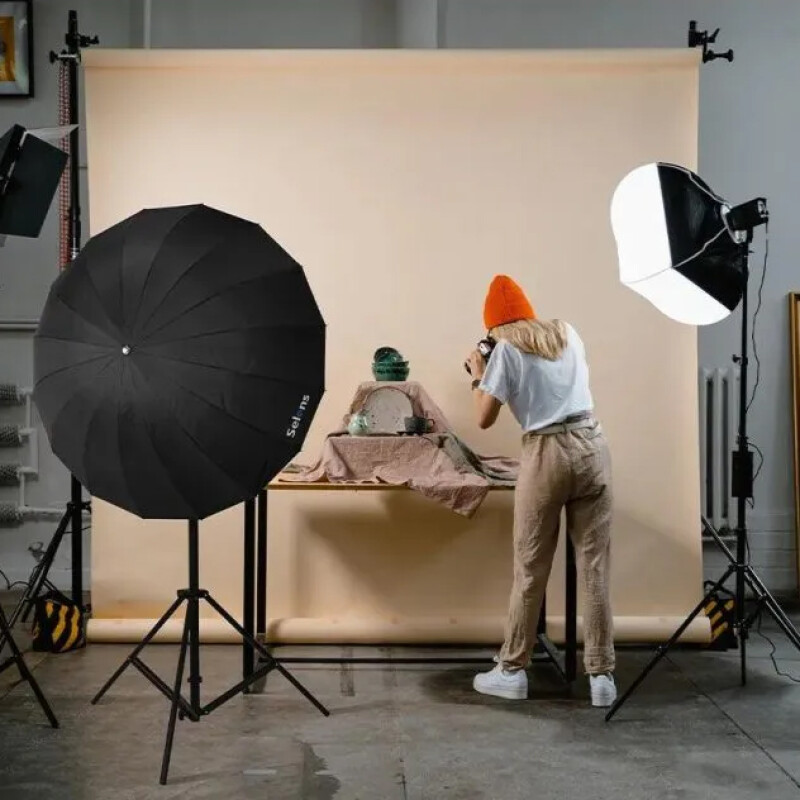 Selens 698202 U65-R зонт на отражение серебро 165 см