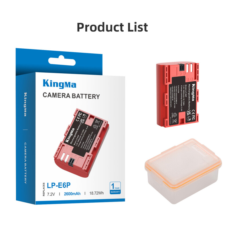 KingMa LP-E6P 2400мАч аккумулятор